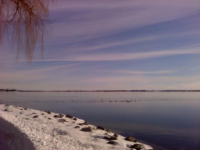 Ice on Lake Ontario